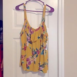 Old Navy women’s floral tank top Size L